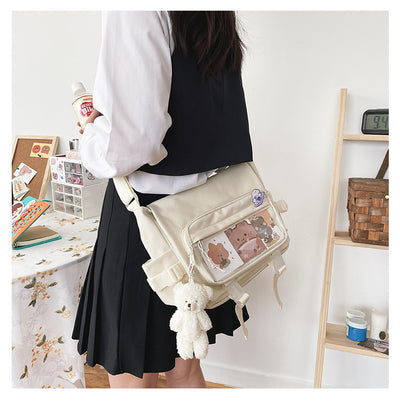 Bolsa Crossbody Harajuku con Ventana Transparente - Image 9
