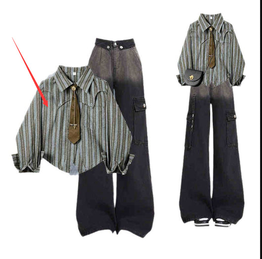 Conjunto Casual Degradado para Hombre - Camisa y Pantalón - Image 4