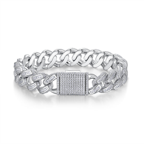Pulsera de Plata S925 con Moissanita Premium - Joyería de Lujo Minimalista