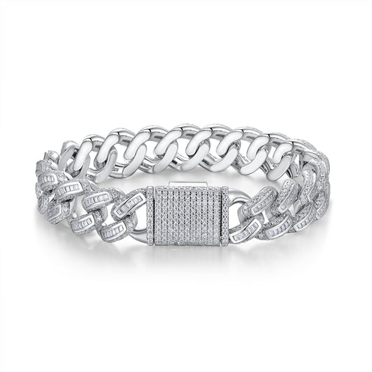 Pulsera de Plata S925 con Moissanita Premium - Joyería de Lujo Minimalista