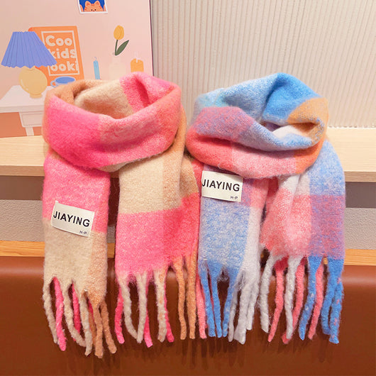 Bufanda Infantil Gruesa y Cálida para Otoño e Invierno - Image 33