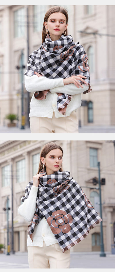 Bufanda Térmica Escocesa con Borlas - Protección Premium para Otoño e Invierno - Image 16