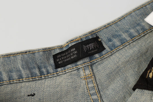 Jeans de Diseño Industrial Americano con Lavado Pesado - Image 11