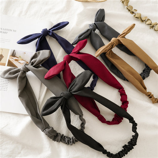 Diadema Elástica con Orejas de Conejo - Accesorio Versátil para Cabello - Image 11