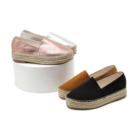Botín Tejido Estilo Británico Retro con Forro de Cuero Suave para Mujer - Image 8
