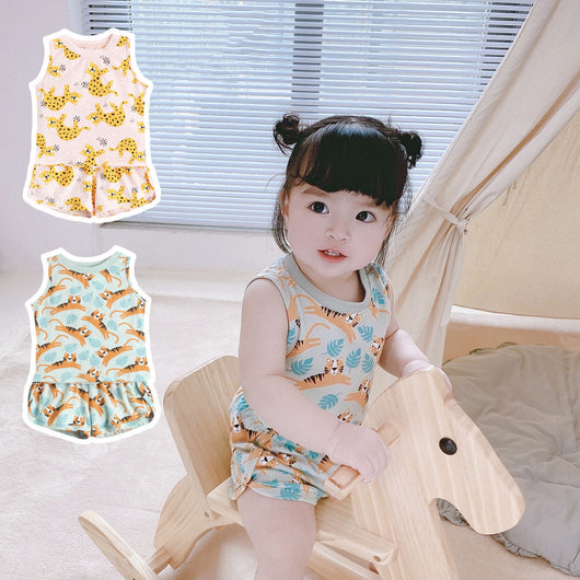 Conjunto de Shorts y Camiseta de Algodón para Niños y Niñas - Image 5