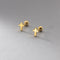Aretes de Plata Esterlina 925 Diseño Cruz para Mujer