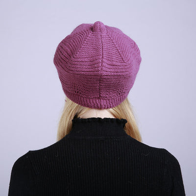 Gorro Tejido Cálido de Lana para Mujer - Image 19