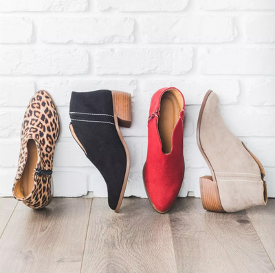 Botas de Cuero con Borlas y Punta Cuadrada - Estilo Leopardo para Mujer