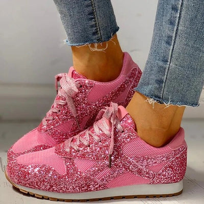 Zapatos Casuales con Cuña y Lentejuelas - Image 4