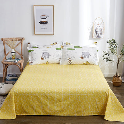 Juego de Sábanas de Algodón Doble para Dormitorio Estudiantil - Image 6