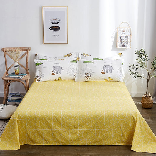 Juego de Sábanas de Algodón Doble para Dormitorio Estudiantil - Image 6