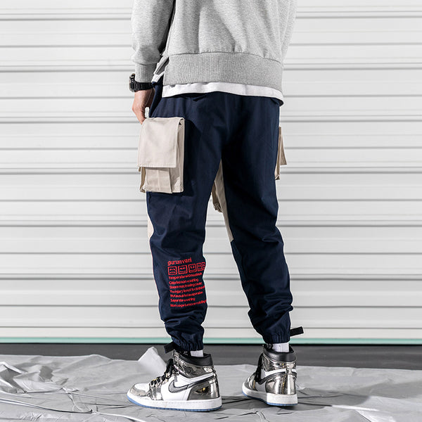Pantalones Overol Holgados Estilo Japonés para Hombre - Talla Grande