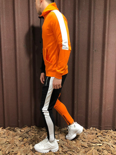 Conjunto Deportivo de Dos Piezas con Capucha y Contraste - Image 3