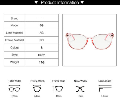 Gafas Artísticas Redondas Mitin con Cinta Azul - Diseño Colorido - Image 11