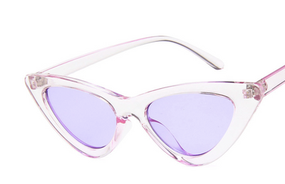 Gafas de Sol Estilo Ojo de Gato Triangular - Diseño Europeo para Parejas - Image 13