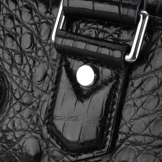 Bolsa de Viaje Ejecutiva en Cuero Cocodrilo para Hombre - Image 2