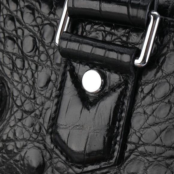 Bolsa de Viaje Ejecutiva en Cuero Cocodrilo para Hombre