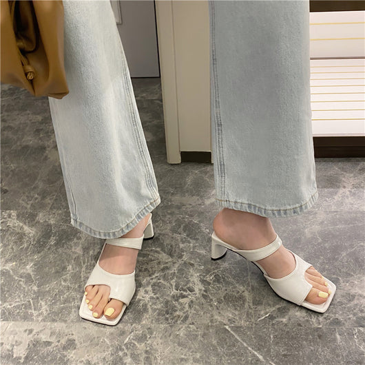 Sandalias de Tacón Grueso Alto - Image 6