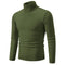Suéter Cuello Alto Ajustado para Hombre en Tallas Grandes - Base Térmica Tejida