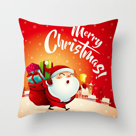 Funda de Almohada Navideña con Diseño de Muñeco de Nieve - Image 44