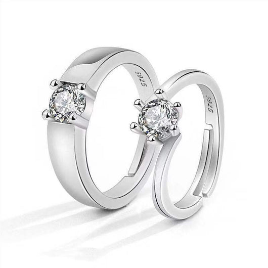 Anillos de Compromiso Moissanita para Parejas - Image 36