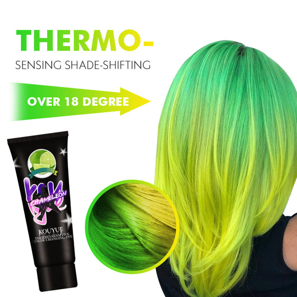Tinte Semipermanente Profesional Termocromático - Gris, Púrpura, Verde y Azul