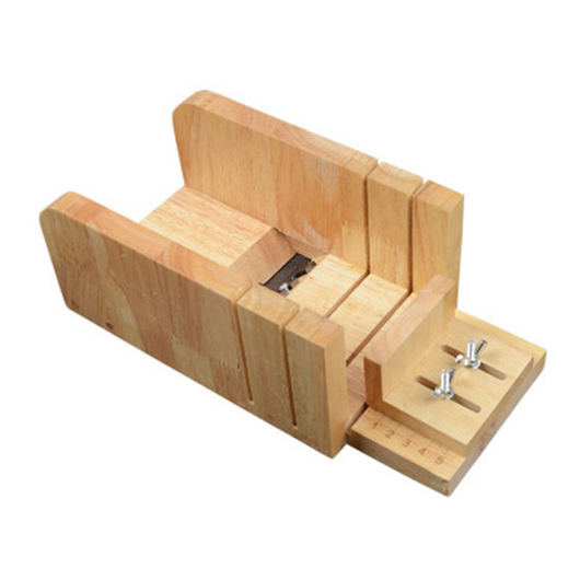Dispensador de jabón de madera de caucho