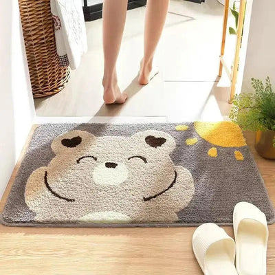 Tapete de Baño Absorbente Antideslizante Resistente a Manchas