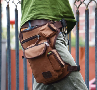 Bolsa Táctica Ares Canvas - Cintura Multifuncional para Hombre y Mujer - Image 5