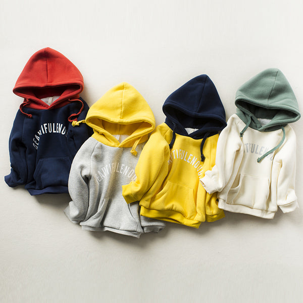 Sudadera con capucha gruesa para niños