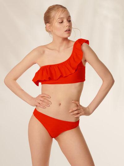 Traje de Baño Asimétrico con Abertura Lateral para Mujer - Image 11