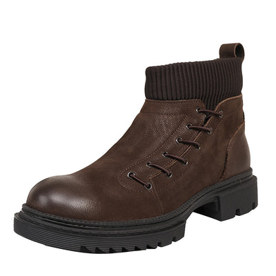 Botas Altas de Trabajo Estilo Británico para Hombre - Image 23
