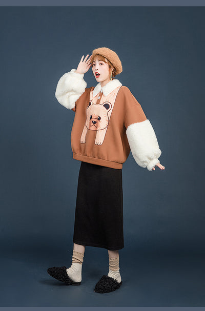 Suéter de Punto Fino para Mujer con Diseño Estampado - Abrigo Cálido de Cachemira - Image 5