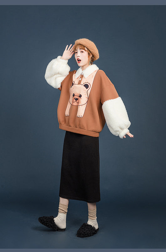 Suéter de Punto Fino para Mujer con Diseño Estampado - Abrigo Cálido de Cachemira - Image 5