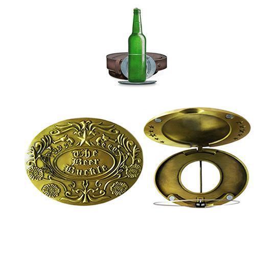 Hebilla de Cinturón Porta Cerveza
