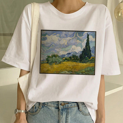 Playera Estampada con Obra Maestra de Van Gogh - Image 32