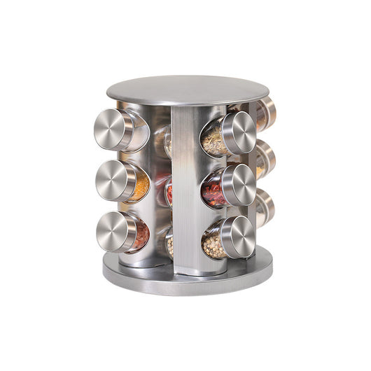 Set de Frascos Giratorios para Condimentos en Acero Inoxidable 430 y Vidrio - Image 3