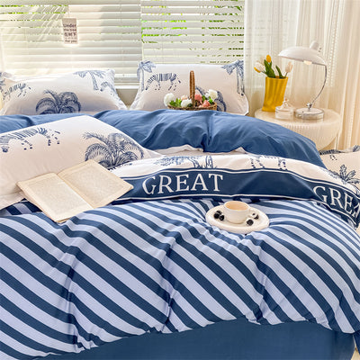 Funda Nórdica de Algodón Lavado para Cama Doble - Image 32