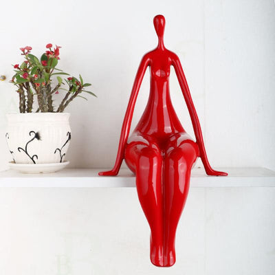 Escultura Decorativa Moderna para Sala y Centro de TV