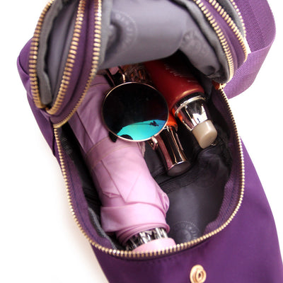 Bolsa Mensajera Nylon Impermeable para Mujer - Image 5