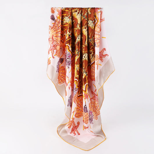 Pañuelo de Seda Cuadrado para Mujer - Image 8