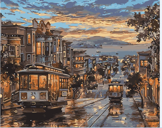 Pintura por Números - Paisaje Urbano