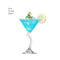 Folding Foot Martini Cup 195 Ml