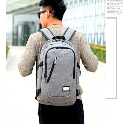 Mochila Casual con Carga Inalámbrica - Image 3