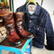 Botas Martin Tipo Cuña Elegantes con Punta Afilada
