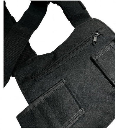 Chaleco Táctico Hip Hop Multiusos con Bolsa de Pecho - Verde Fluorescente - Image 12