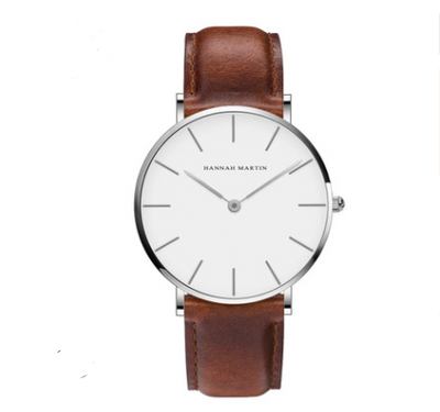 Reloj de Negocios Ultrafino Impermeable - Cuarzo Minimalista Unisex Negro - Image 18