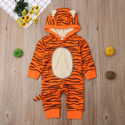 Pijama Enterizo con Capucha Estampado para Niños - Image 5