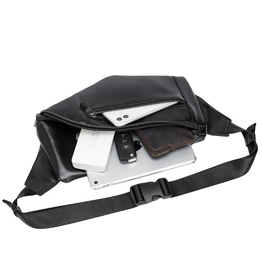 Bolsa de Pecho de Cuero Premium - Bolso Multifuncional para Hombre - Image 4